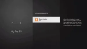 Downloader on firestick new interface